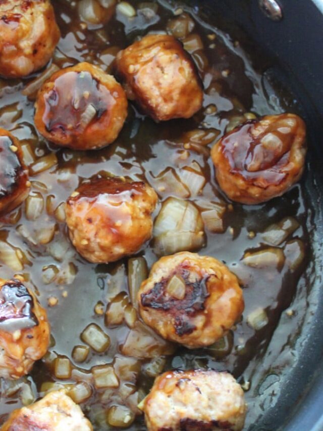 Meatballs with Balsamic Reduction