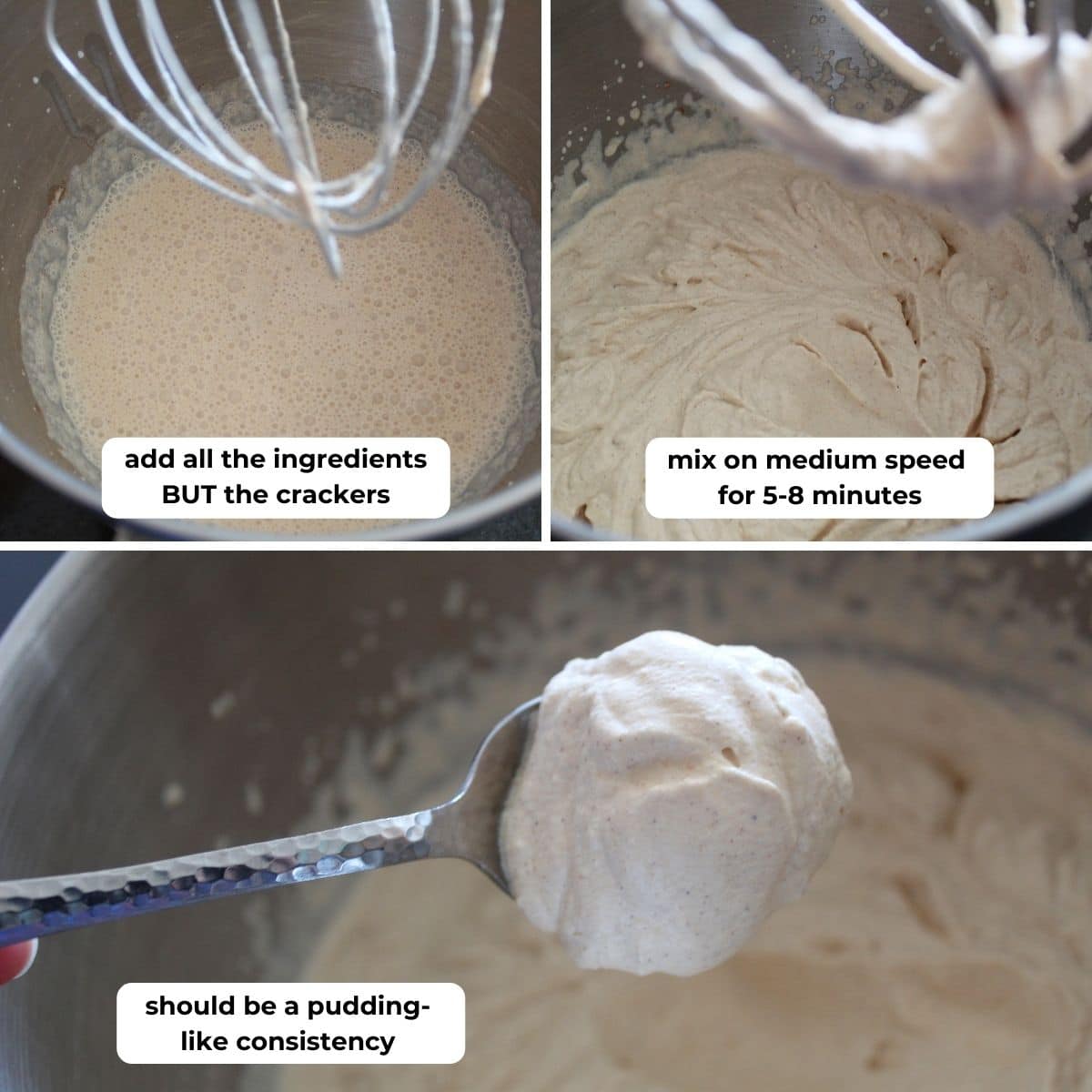 steps for making pumpkin pie ice cream with condensed milk with descriptive text overlay.