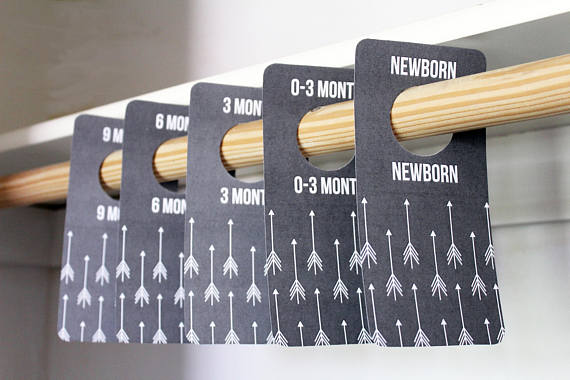 Baby Boy Closet Dividers from JennaCaseyDesigns | 'Celebrate with 8' for Get Organized Month | Bottom Left of the Mitten