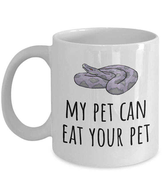 Funny Herpetology Mug from RealPeopleGoods | Celebrate with 8 for National Pet Day | Bottom Left of the Mitten