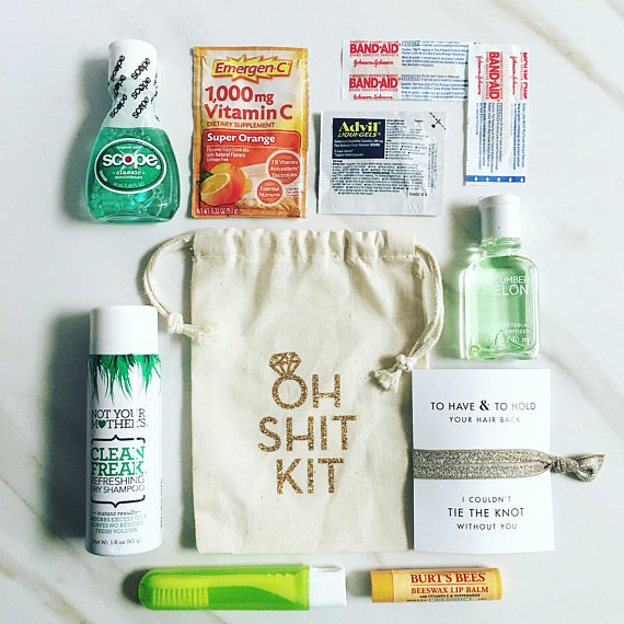 Hangover Bags from DanielleTaylorCo | 'Celebrate with 8' Bachelorette Party Fun | Bottom Left of the Mitten