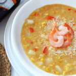 Shrimp and Corn Chowder | Bottom Left of the Mitten
