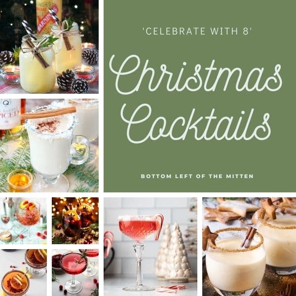 collagae image of 8 Christmas Cocktails