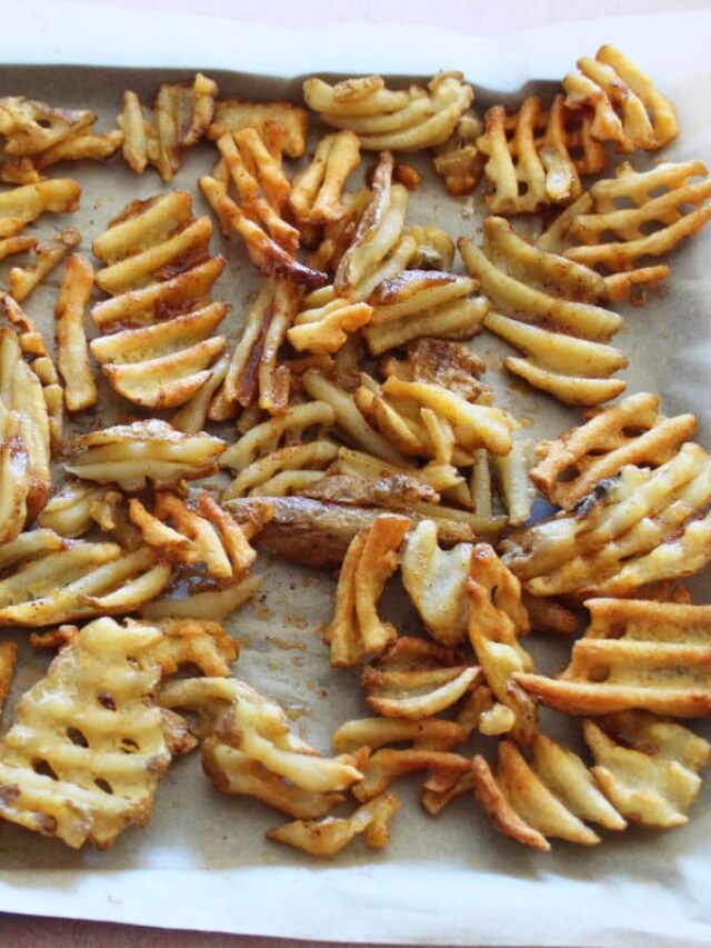 Barbecue Waffle Fries Bottom Left of the Mitten